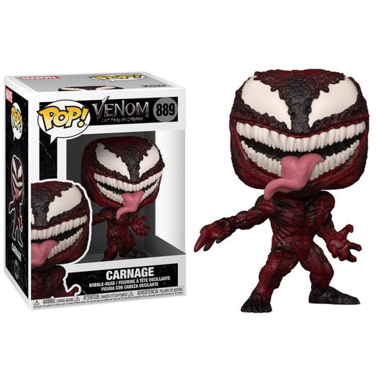Funko Pop ! Marvel Let There Be Carnage Venom 2 - (889) Carnage Vinyl Figur 9cm