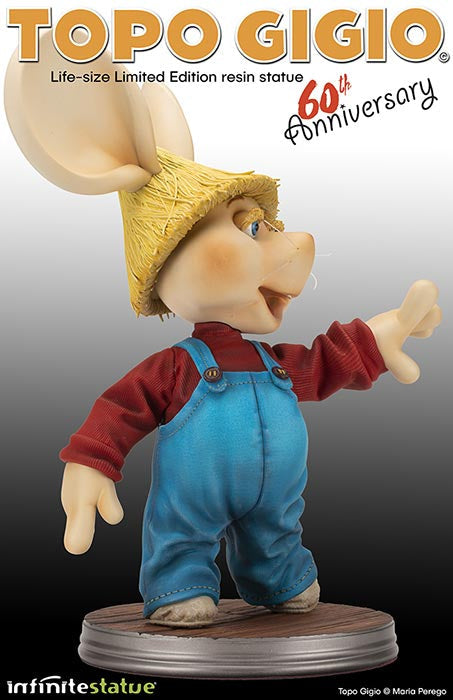 Infinite Statue Topo Gigio Harzfigur 1:1 Limitierte Auflage 60. Jubiläum