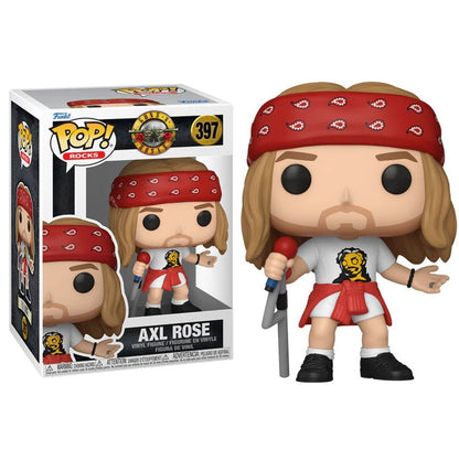 Funko Pop ! Rocks Guns N Roses - (397) Axl Rose 1992 Vinylfigur Live Auf Lager!