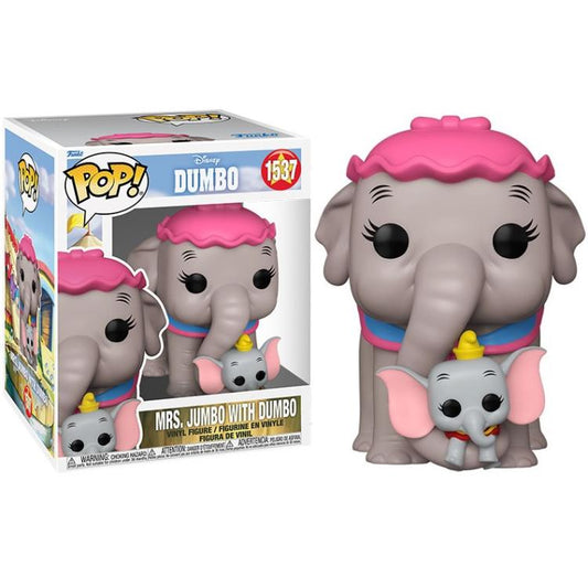 Funko Pop! Disney – Dumbo (1537) Mrs. Jumbo mit Dumbo Vinyl-Figur 15cm