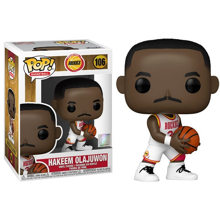 Funko Pop! NBA Legends – (106) Hakeem Olajuwon Rockets Home Figur Vinyl 9cm