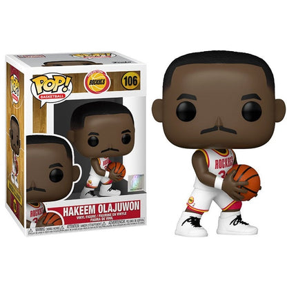 Funko Pop! NBA Legends – (106) Hakeem Olajuwon Rockets Home Figur Vinyl 9cm