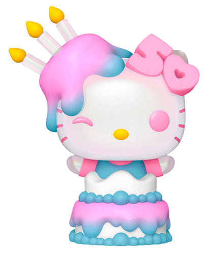 Funko Pop! Hello Kitty 50Th -(75) Hello Kitty In Cake Figur Geburtstag Torte 9Cm