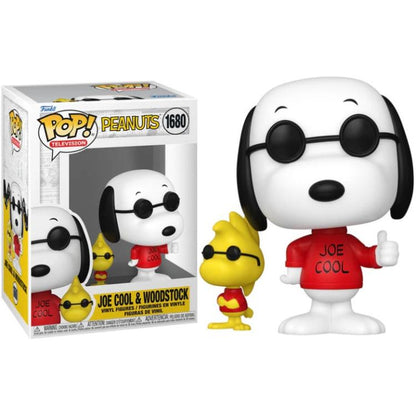 Funko Pop ! Television - Peanuts (1680) Joe Cool & Woodstock Figure Snoopy
