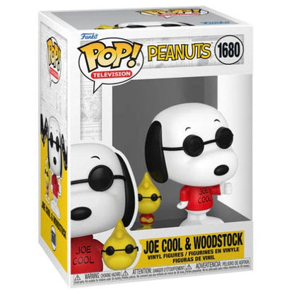 Funko Pop ! Television - Peanuts (1680) Joe Cool & Woodstock Figure Snoopy