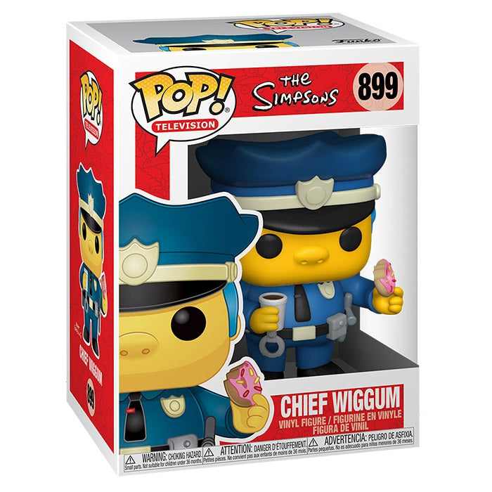Funko Pop! Television – Die Simpsons (899) Chief Wiggum Vinylfigur 9 cm Statue
