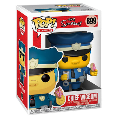 Funko Pop! Television – Die Simpsons (899) Chief Wiggum Vinylfigur 9 cm Statue