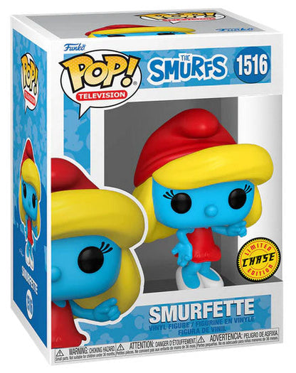 Funko Pop! TV Die Schlümpfe – (1516) Schlumpfine Figur The Smurfs (Chase) Schlumpfine 9cm