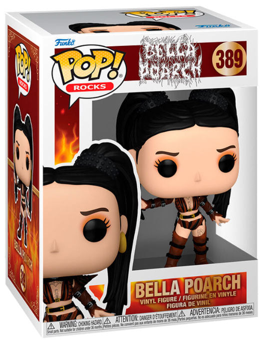 Funko Pop ! Rocks - (389) Bella Poarch (Inferno) Tik Toker Figure 9Cm