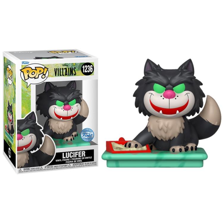 Funko Pop ! Disney Bösewichte - (1236) Lucifer Figur Cinderella Katze Special 9cm