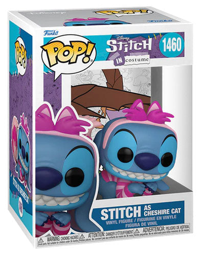 Funko Pop! Disney Lilo & Stitch - (1460) Stitch Grinsekatze Alice Figur