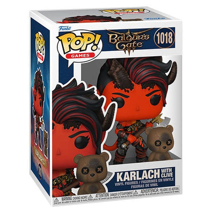 Funko Pop ! Games Baldur'S Gate 3 - (1018) Karlach W/Clive Vinyl Figure 9Cm