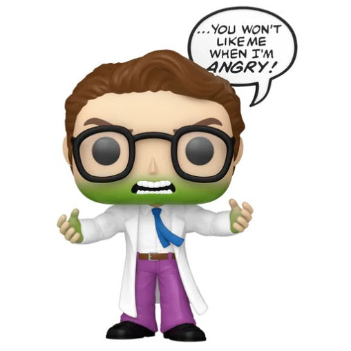 Funko Pop! Marvel (1417) Bruce Banner (Mach mich nicht wütend) Vinyl-Figur 9 cm