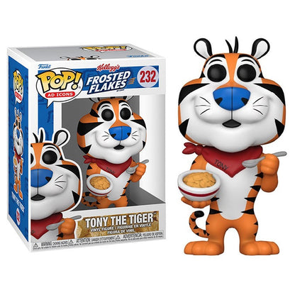 Funko Pop ! Ad Icons - Kellogg'S Frosted Flakes (232) Tony The Tiger Figure 9Cm