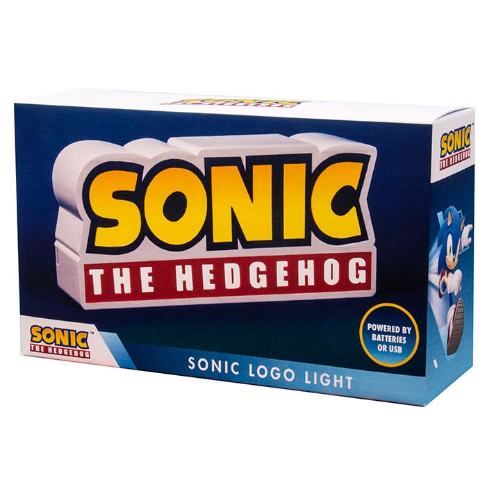 Fizz Lampe Sonic The Hedgehog Logo Licht Nachttischlampe Schreibtischlampe
