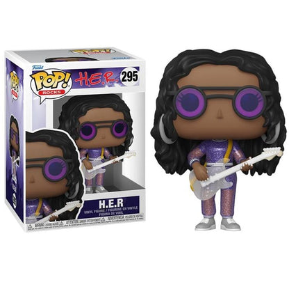 Funko Pop! Rocks - H.E.R. (187) Vinylfigur Rockmusik 9cm Neu