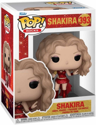Funko Pop! Rocks - (393) Shakira Figur Super Bowl Metallic Sängerin 9cm