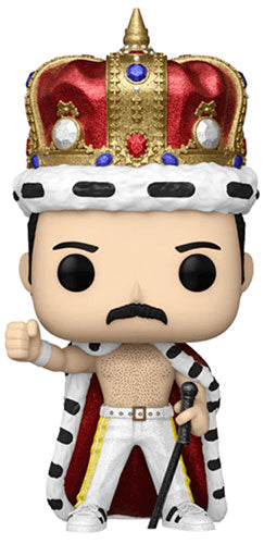 Funko Pop ! Rocks - Queen (184) Freddie Mercury King Diamond Special Exm 9Cm