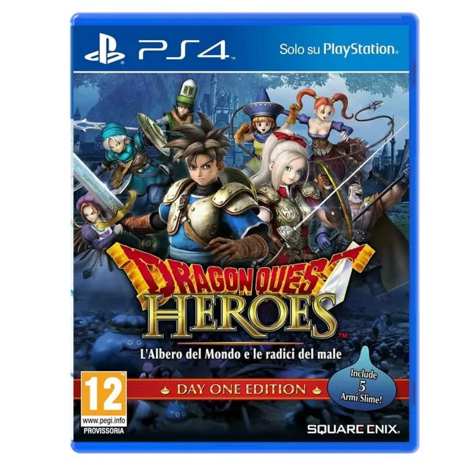 Dragon Quest Heroes Day One Edition PS4 Italienisch Neu PlayStation 4 Versiegelt