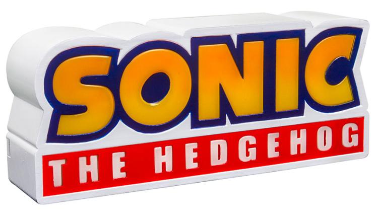 Fizz Lampe Sonic The Hedgehog Logo Licht Nachttischlampe Schreibtischlampe