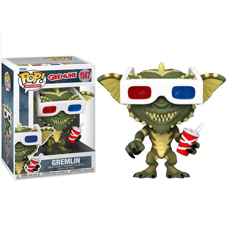 Funko Pop! Movies Gremlins - (1147) Gremlin W/3D Glasses Brille Figur 9Cm