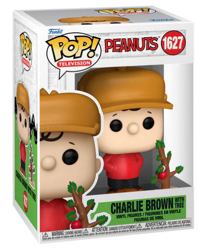 Funko Pop! TV Peanuts – (1627) Charlie Brown W/ Three Vinyl Figur Holiday 9cm