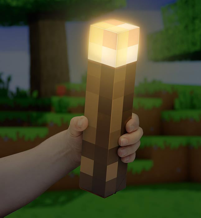Paladone Minecraft Fackel Lampe LED Stimmungslicht Wand-/Tischlampe