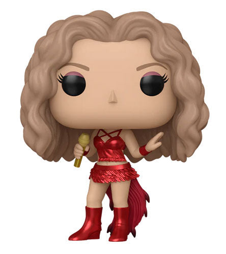 Funko Pop! Rocks - (393) Shakira Figur Super Bowl Metallic Sängerin 9cm