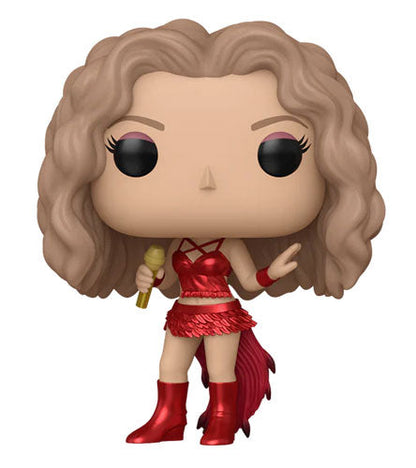 Funko Pop! Rocks - (393) Shakira Figur Super Bowl Metallic Sängerin 9cm
