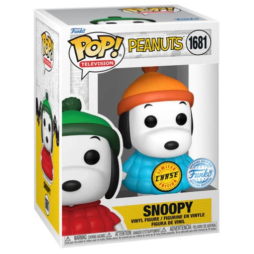Funko Pop! Television - Peanuts (1681) Snoopy im Mantel - Chase Edition Figur 9 cm
