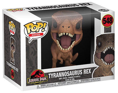 Funko Pop! Movies Jurassic Park 25th - (548) T-Rex Figur Vinyl 9Cm Dinosaurier