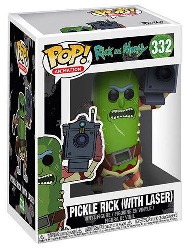 Funko Pop! Animation Rick And Morty - (332) Pickle Rick W / Laser Figur 9Cm