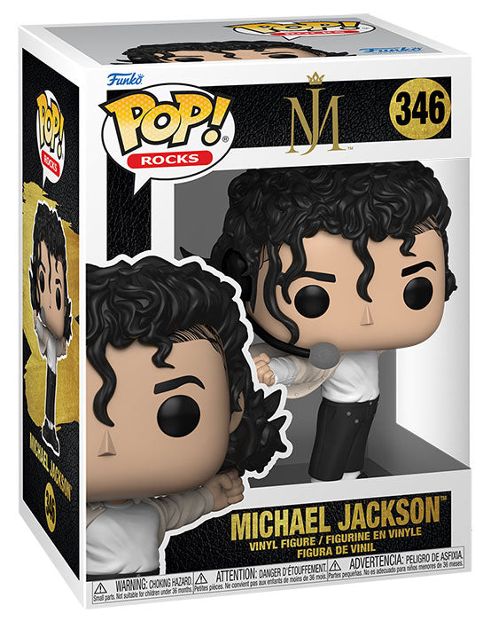 Funko Pop ! Rocks - (346) Michael Jackson (Superbowl) Live Figure Mj 9Cm