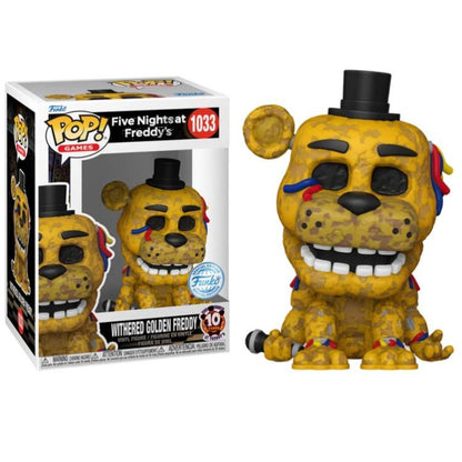 Funko Pop! Games Fnaf 10th - (1033) Withered Golden Freddy Figur Special 9cm