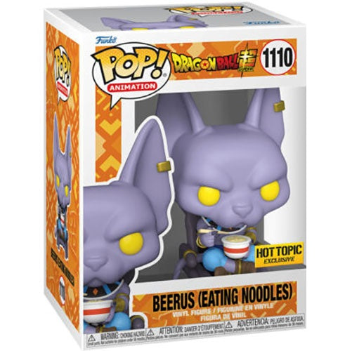 Funko Pop! Animation Dragonball - (1110) Beerus beim Nudelessen Hot Topic 9 cm