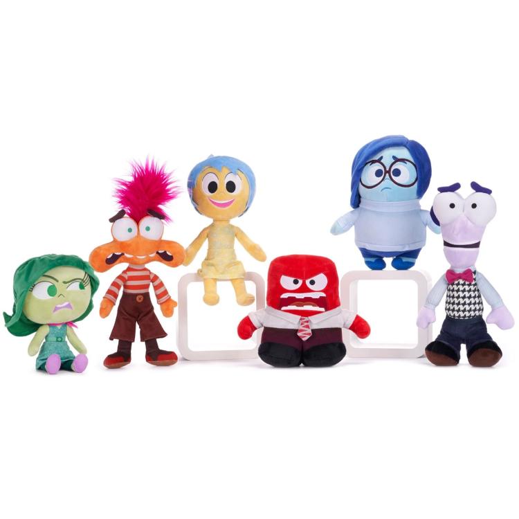 Disney Plüsch (Alles steht Kopf 2) komplettes Set mit 6 Charakteren inkl. Angst 25cm