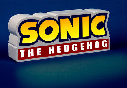 Fizz Lampe Sonic The Hedgehog Logo Licht Nachttischlampe Schreibtischlampe