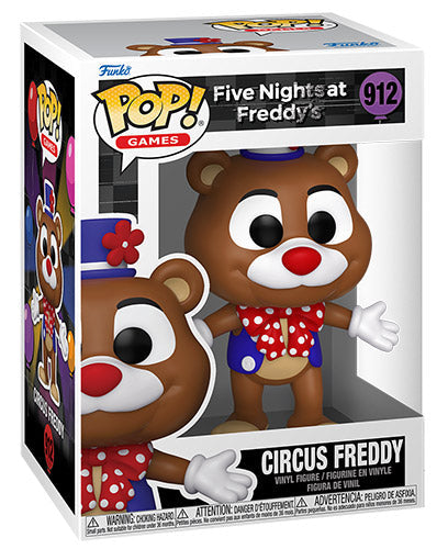 Funko Pop! Games Five Nights At Freddy'S Security Breach S3 (912) Circus Freddy