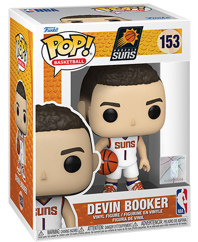 Funko Pop ! Basketball Suns Nba - Devin Booker (153) Vinyl-Figur Phoenix Db1