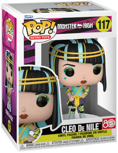Funko Pop! Retro Toys Monster High – (117) Cleo De Nile Figur Kleopatra 9 cm