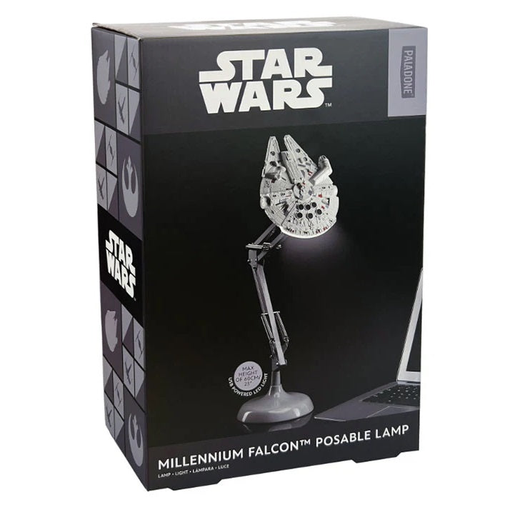 Paladone Lampada Star Wars Millennium Falcon Bdp Scrivania Tavolo Desk Lamp