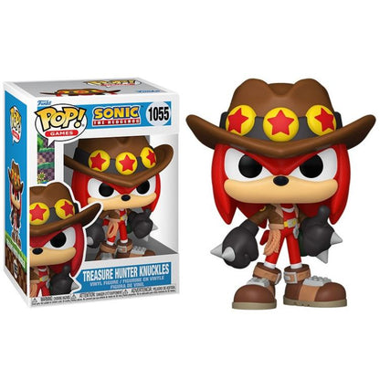 Funko Pop ! Games Sonic The Hedgehog (1055) Treasure Hunter Knuckles Figur 9cm