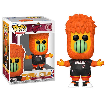 Funko Pop! NBA Maskottchen Miami Heat – (09) Burnie Figur Vinyl 9cm Basketball Ikone