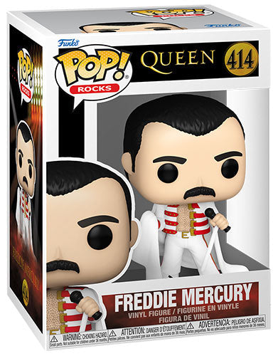 Funko Pop! Rocks Queen – (414) Freddie Mercury mit Umhang Figur 9cm