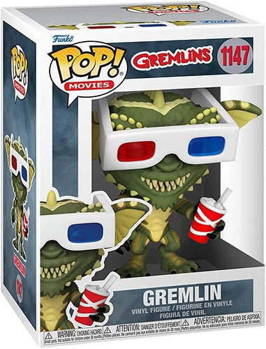 Funko Pop! Movies Gremlins - (1147) Gremlin W/3D Glasses Brille Figur 9Cm