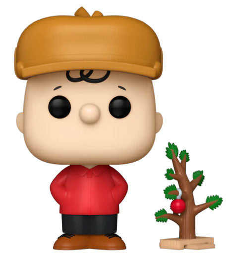Funko Pop! TV Peanuts – (1627) Charlie Brown W/ Three Vinyl Figur Holiday 9cm