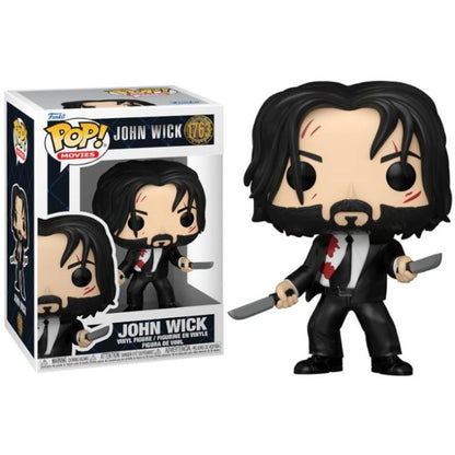 Funko Pop! Movies John Wick -(1763) John Wick mit Messern blutige Figur Vinyl 9cm