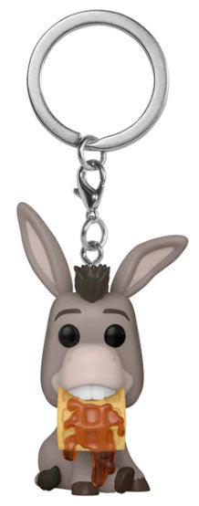 Funko Pop! Schlüsselanhänger Pocket Shrek 30th - (Donkey) Esel Figur Schlüsselanhänger