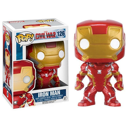 Funko Pop! Marvel Captain America Civil War – (126) Iron-Man Figur Iron Man 9cm