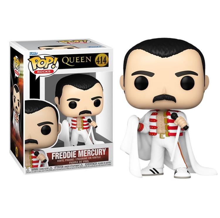 Funko Pop! Rocks Queen – (414) Freddie Mercury mit Umhang Figur 9cm